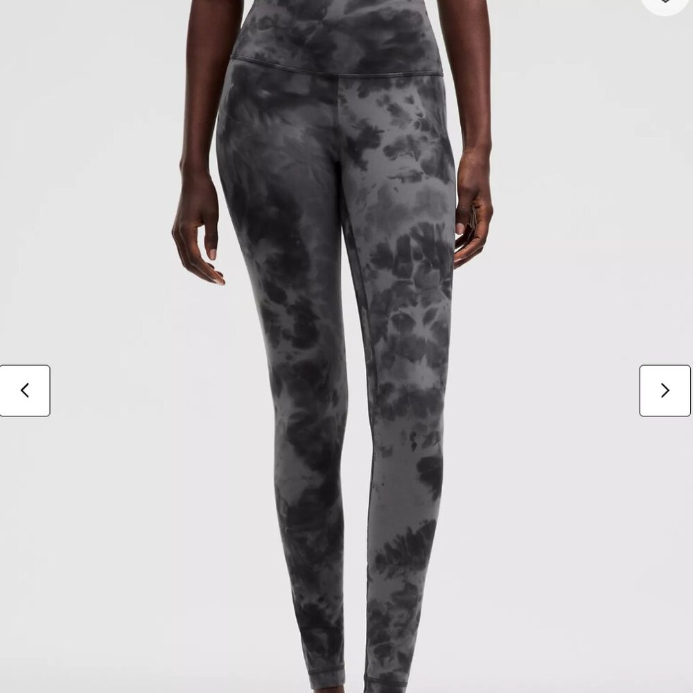 Lululemon high-rise Align 28" leggings, grey, size 8